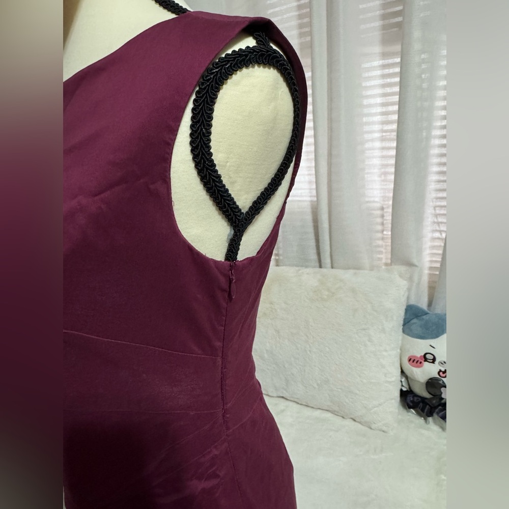 Ann Taylor Petite Deep Purple Dress - Picture 3 of 5
